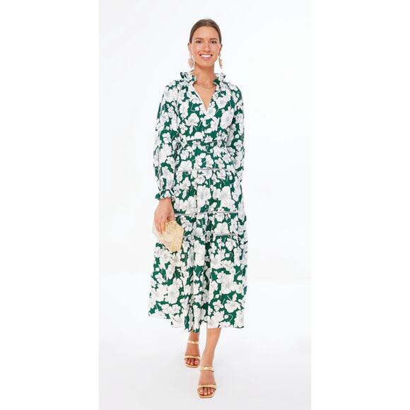 tuckernuck green and white dress Pomander Place Green Stripe Reina Dress Green / XXS main image 1
